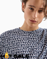 T-Shirt Men White Armani Exchange Camiseta
